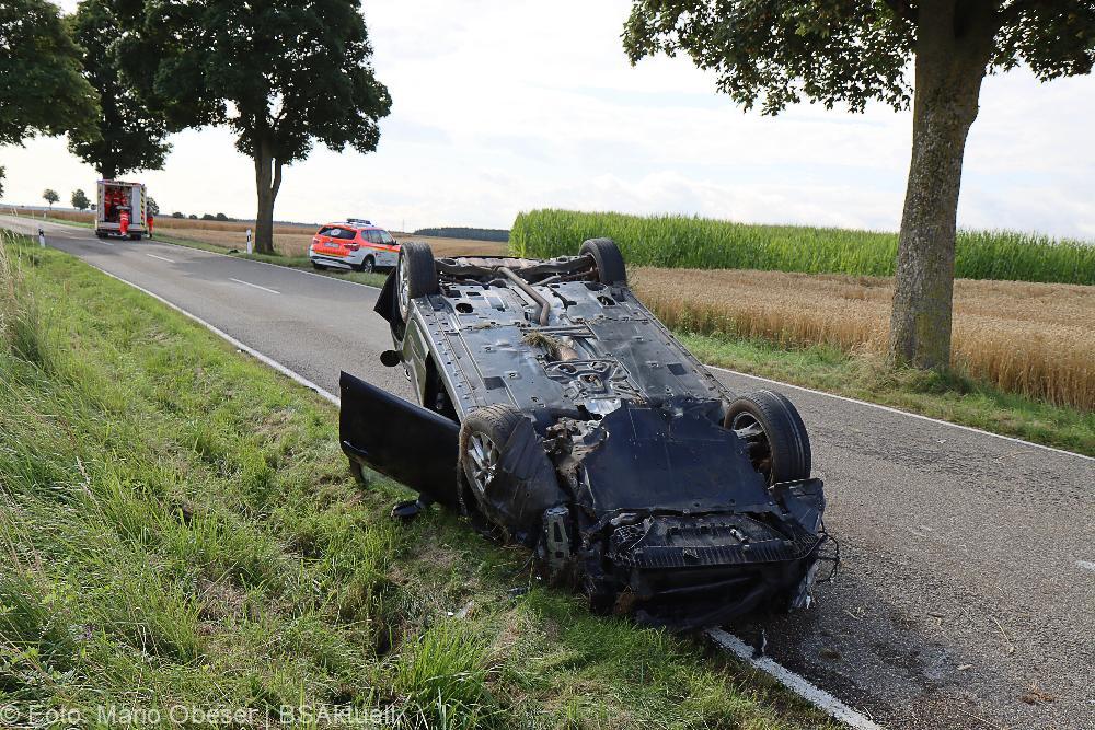 Unfall St2023 Rieden Kissendorf am 31.07.2021