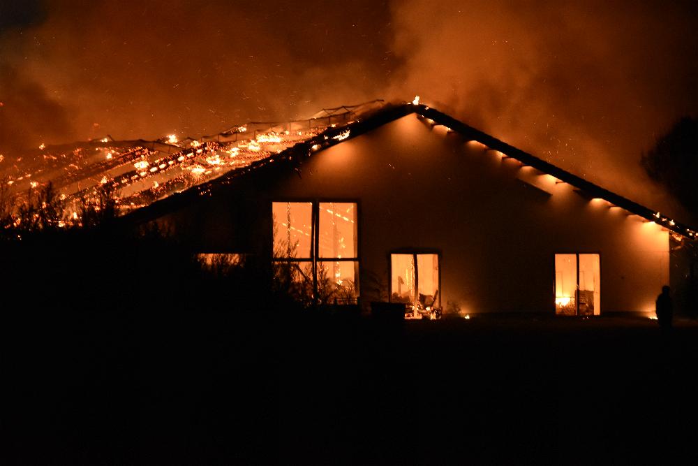 Brand Pforzen landwirtschaftliches Anwesen