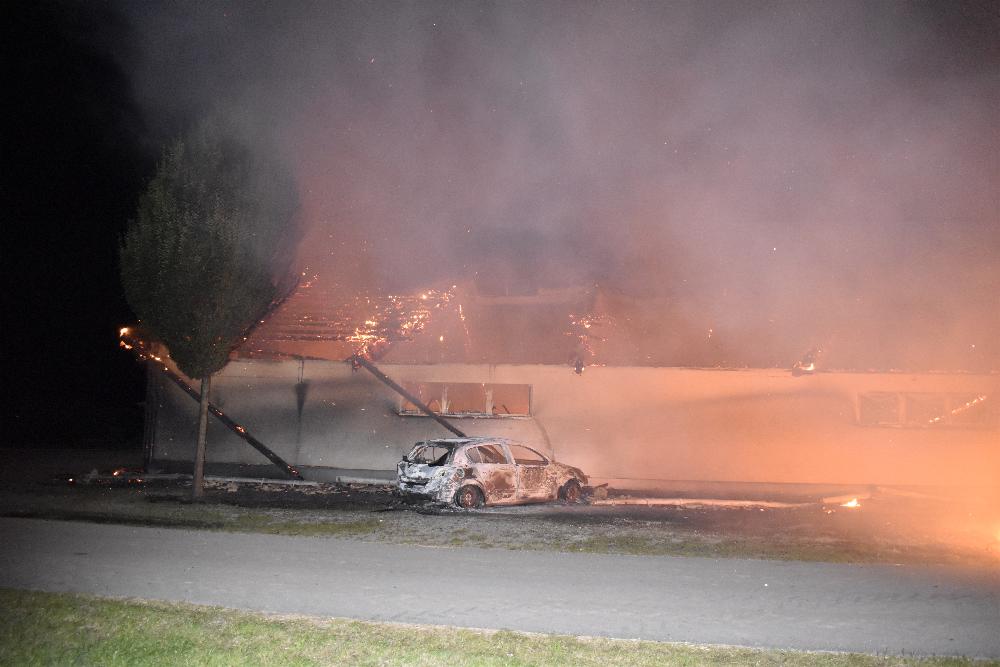Brand Pforzen landwirtschaftliches Anwesen