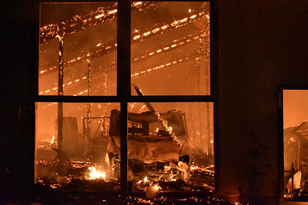 Brand Pforzen landwirtschaftliches Anwesen