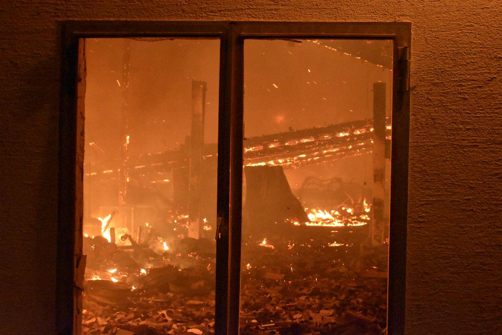 Brand Pforzen landwirtschaftliches Anwesen