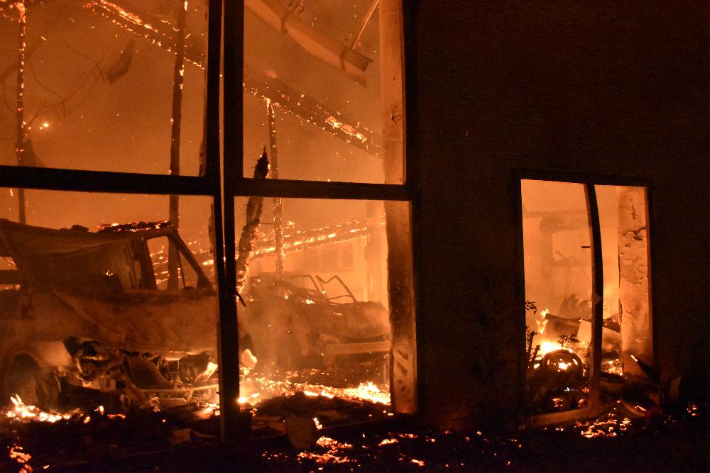 Brand Pforzen landwirtschaftliches Anwesen