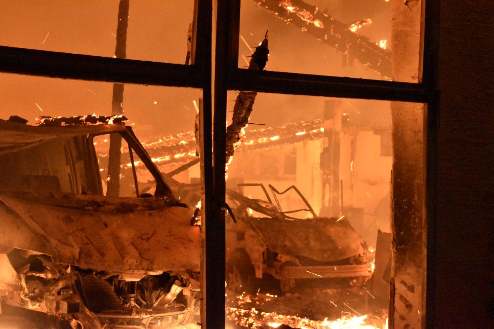 Brand Pforzen landwirtschaftliches Anwesen