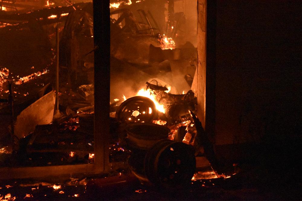 Brand Pforzen landwirtschaftliches Anwesen