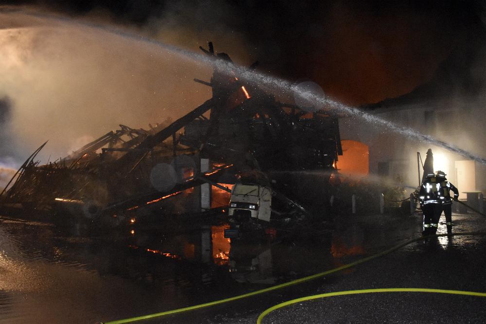 Brand Pforzen landwirtschaftliches Anwesen