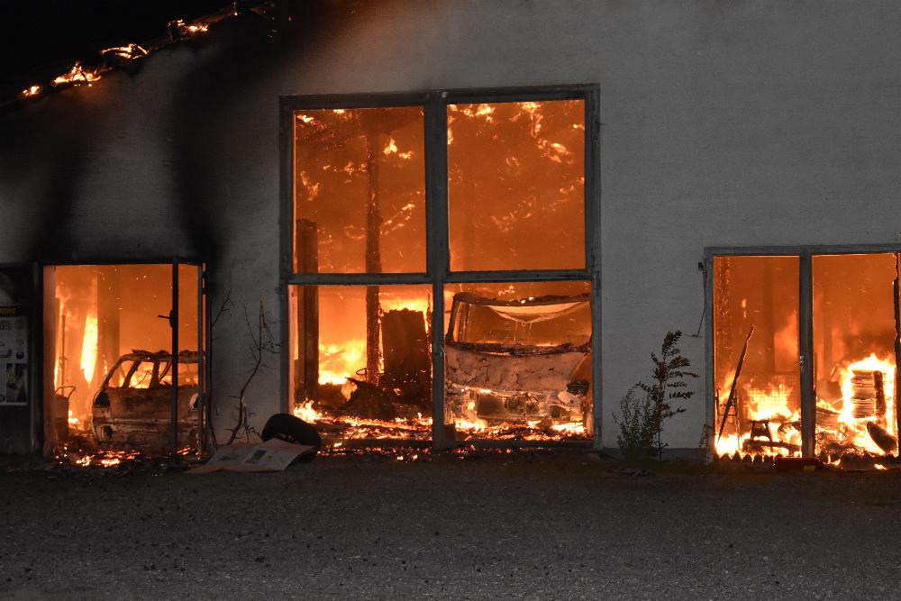 Brand Pforzen landwirtschaftliches Anwesen