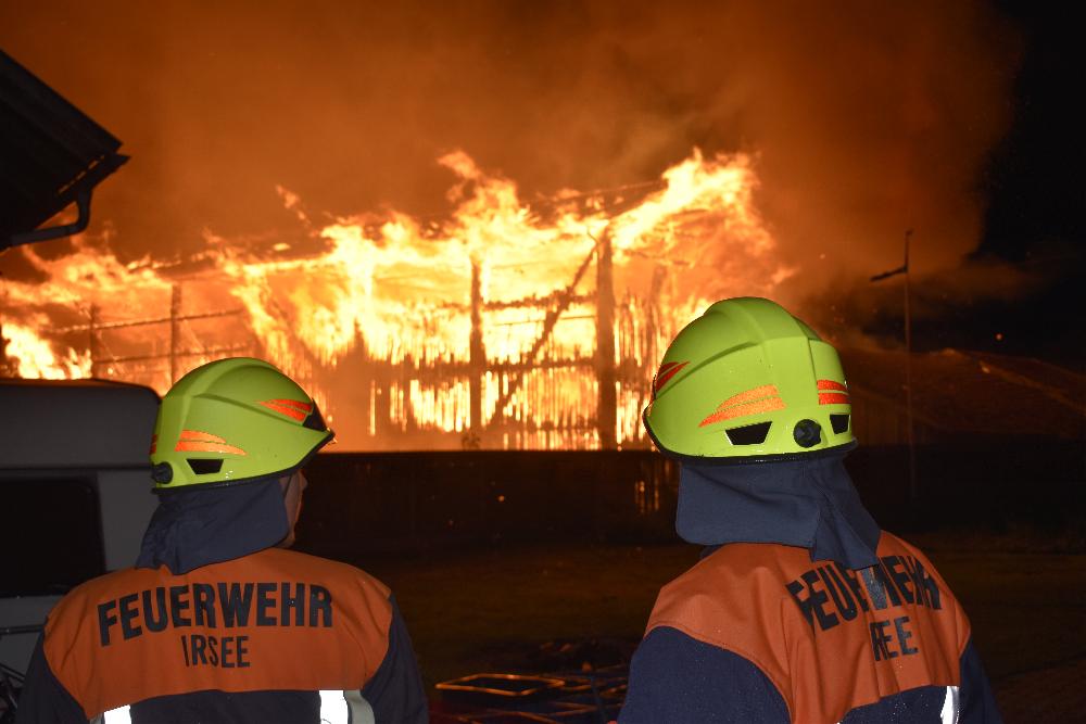 Brand Pforzen landwirtschaftliches Anwesen