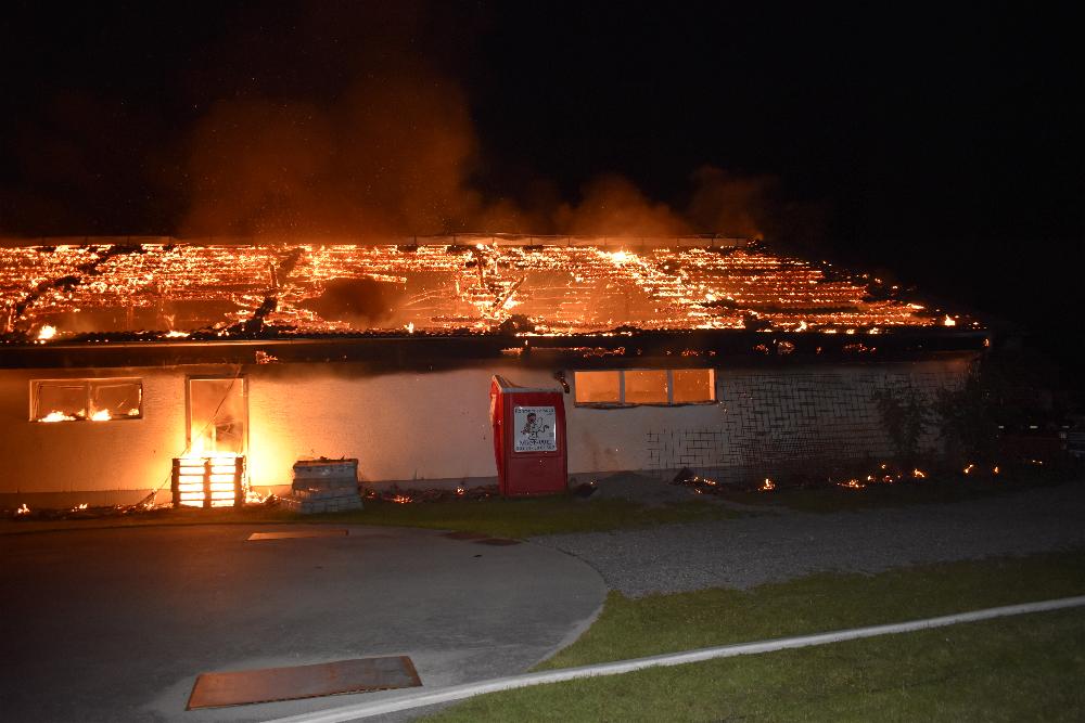 Brand Pforzen landwirtschaftliches Anwesen