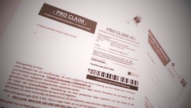 Fake Inkassoschreiben ProClaim