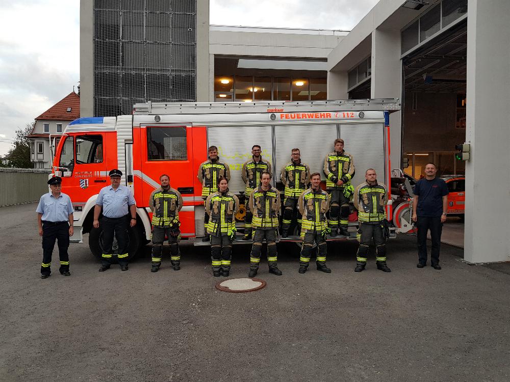 Leistungspruefung Loeschgruppe Feuerwehr Guenzburg