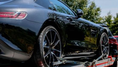 Mercedes AMG Abschleppwagen