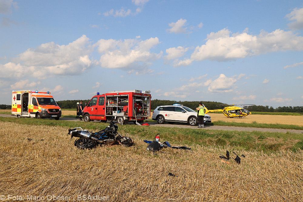 Tödlicher Motorradunfall bei Breitenthal am 21.08.2021