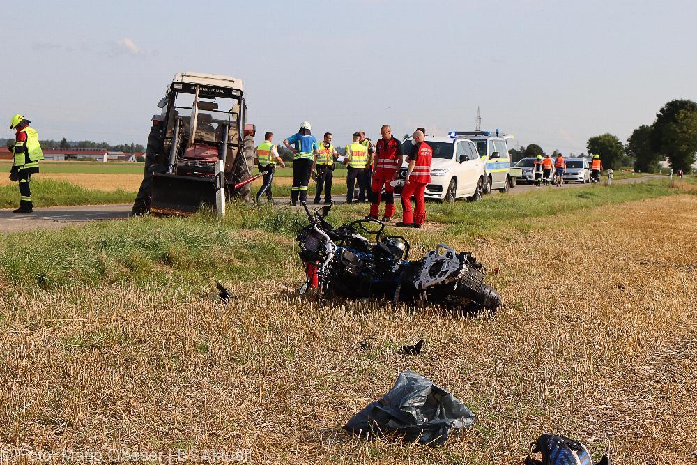 Tödlicher Motorradunfall bei Breitenthal am 21.08.2021