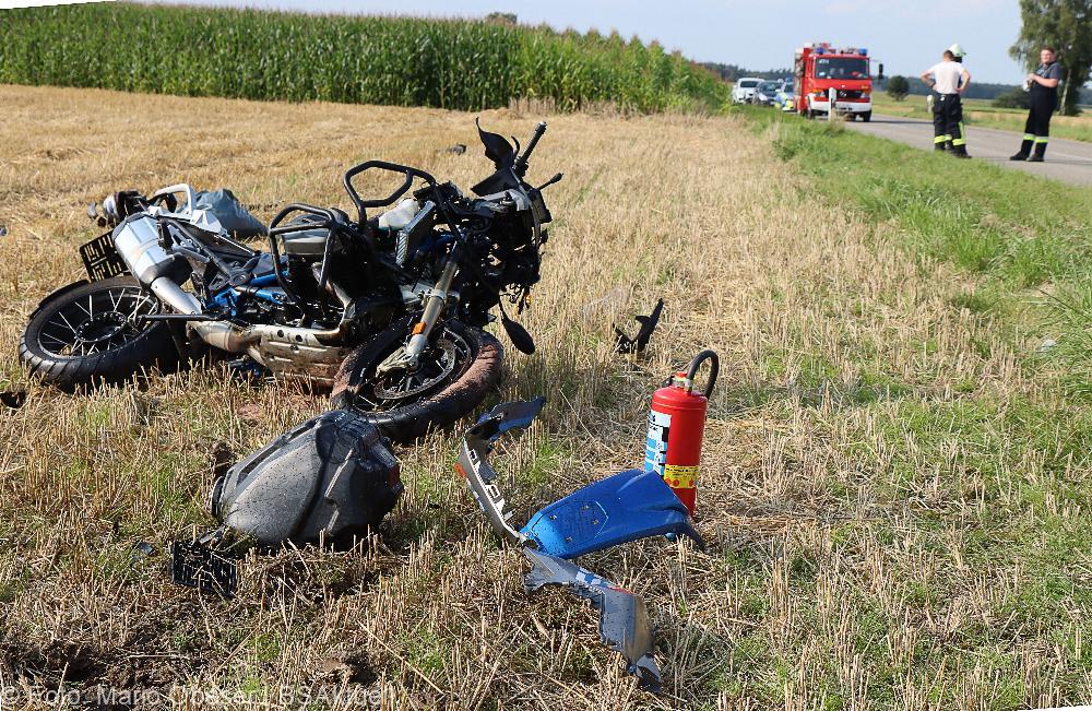 Tödlicher Motorradunfall bei Breitenthal am 21.08.2021