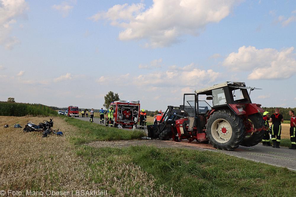 Tödlicher Motorradunfall bei Breitenthal am 21.08.2021