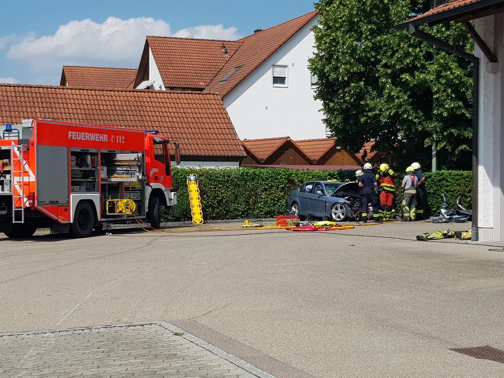 Schulung THL Rettung Feuerwehr Guenzburg August 2021