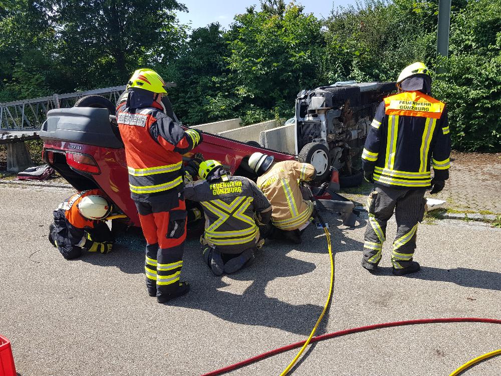 Schulung THL Rettung Feuerwehr Guenzburg August 2021