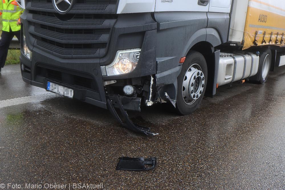 Unfall A8 an der AS Günzburg am 30.08.2021