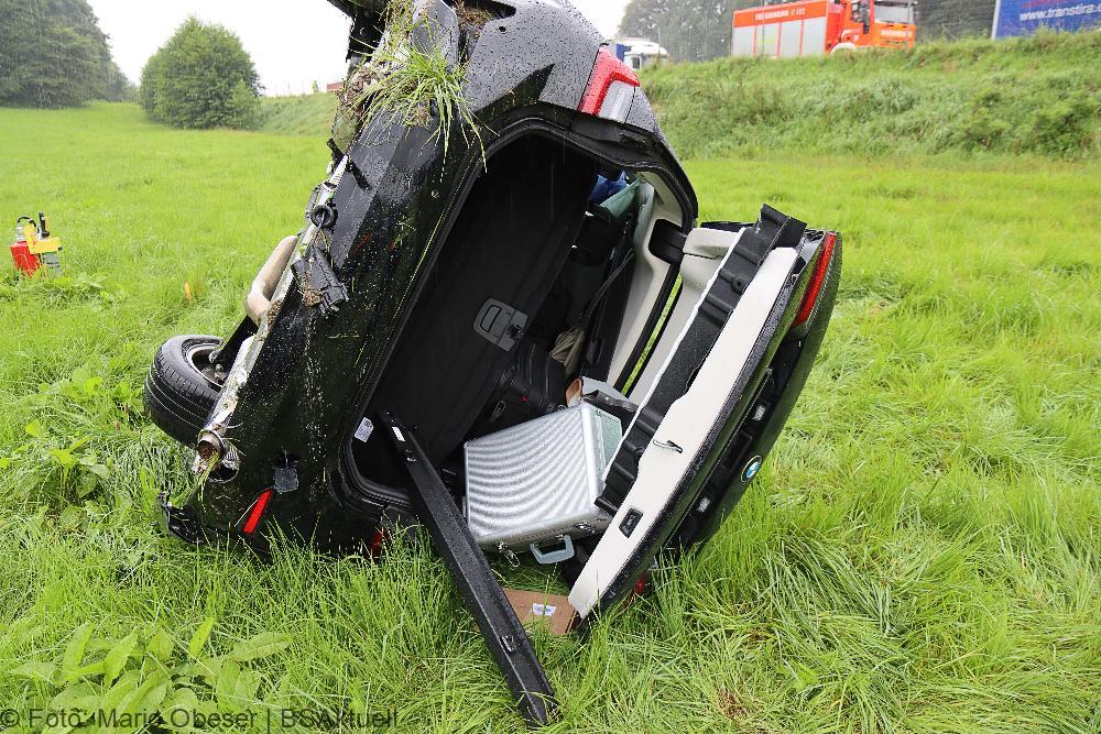 Unfall A8 am 30.08.2021 zw. Günzburg und Burgau