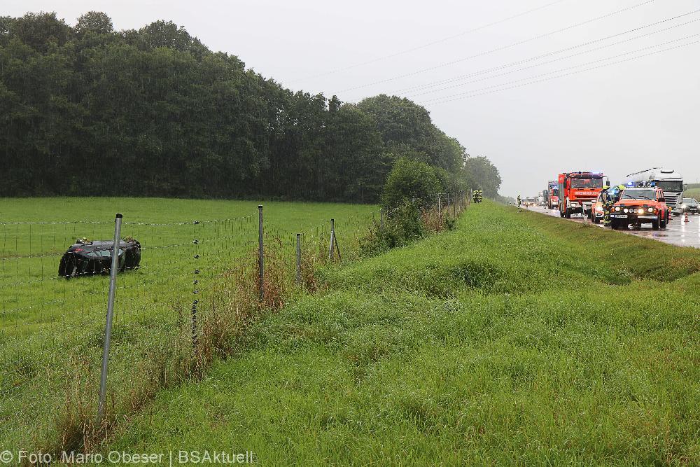 Unfall A8 am 30.08.2021 zw. Günzburg und Burgau