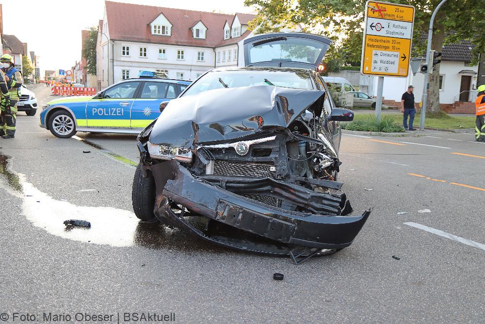 Unfall Guenzburg Ulmer Strasse