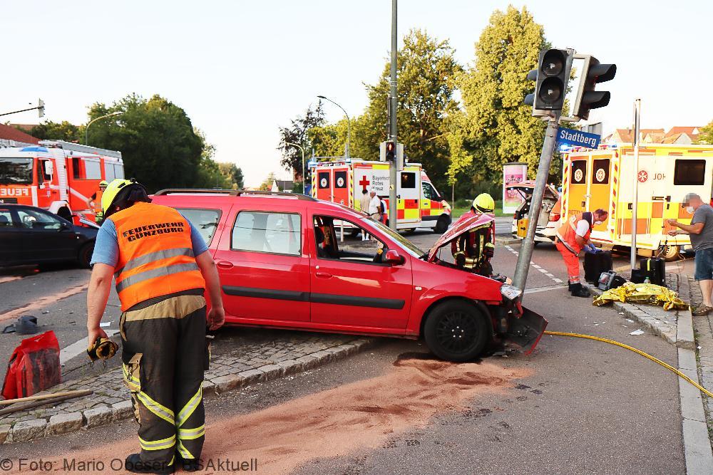 Unfall Guenzburg Ulmer Strasse