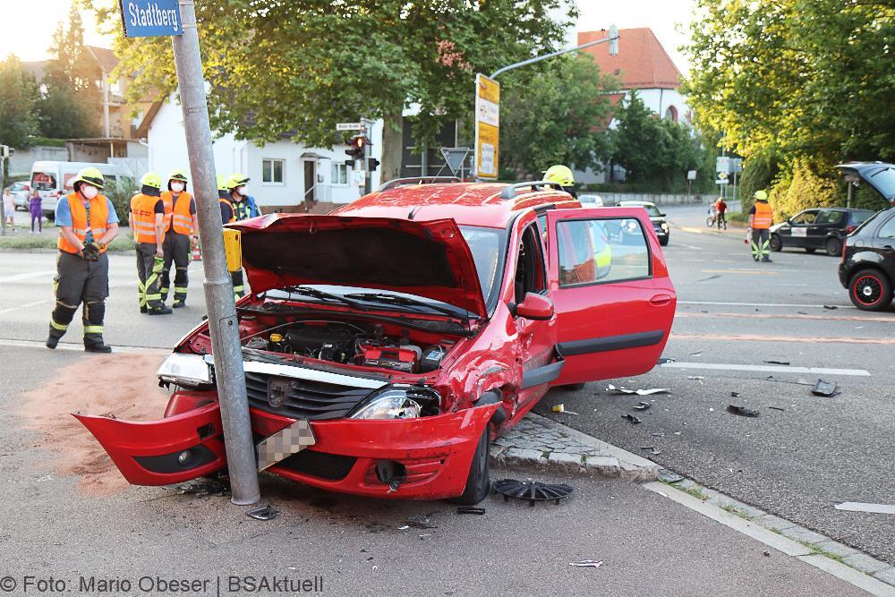 Unfall Guenzburg Ulmer Strasse