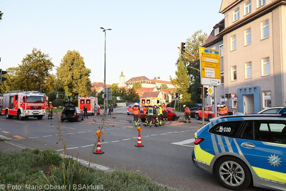 Unfall Guenzburg Ulmer Strasse