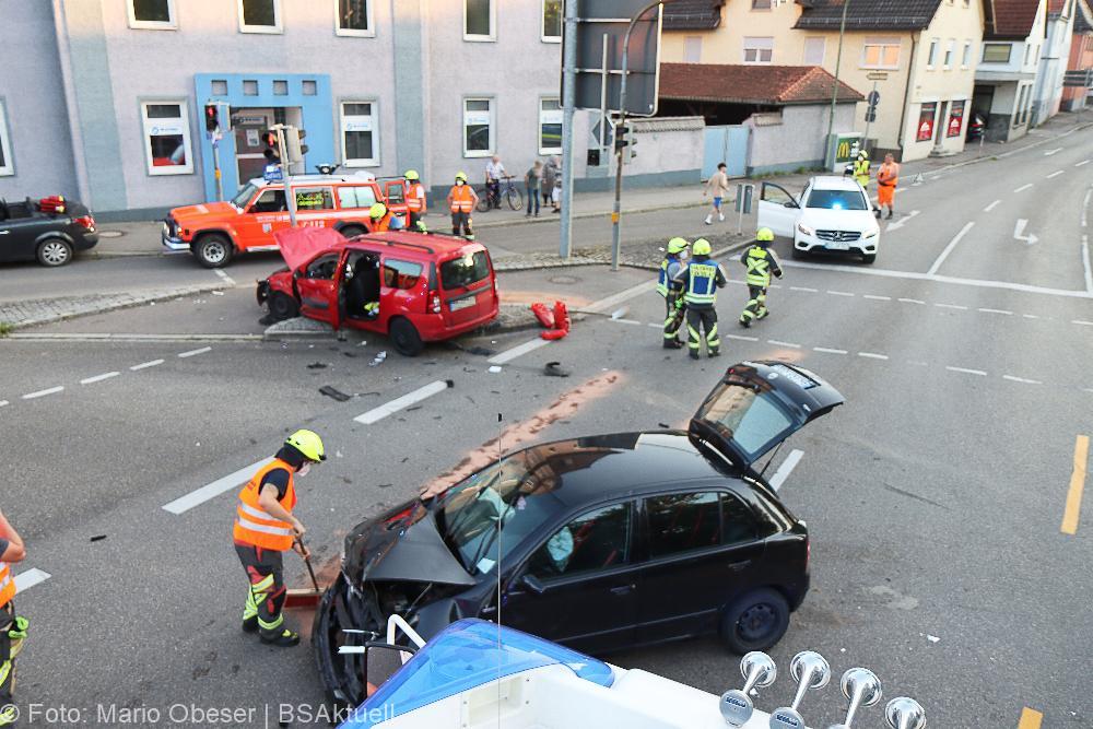 Unfall Guenzburg Ulmer Strasse