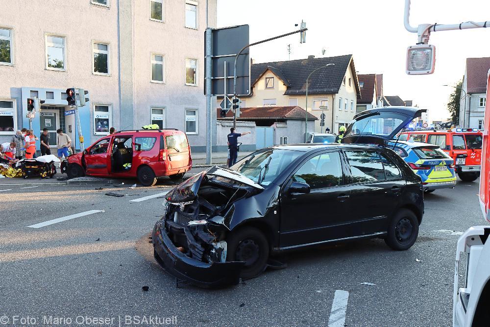 Unfall Guenzburg Ulmer Strasse