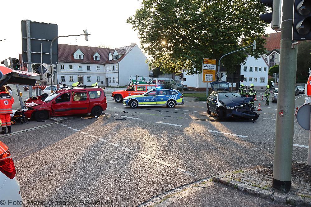 Unfall Guenzburg Ulmer Strasse