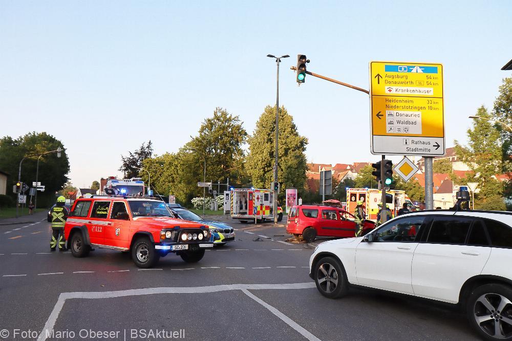 Unfall Guenzburg Ulmer Strasse