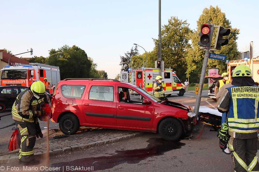 Unfall Guenzburg Ulmer Strasse