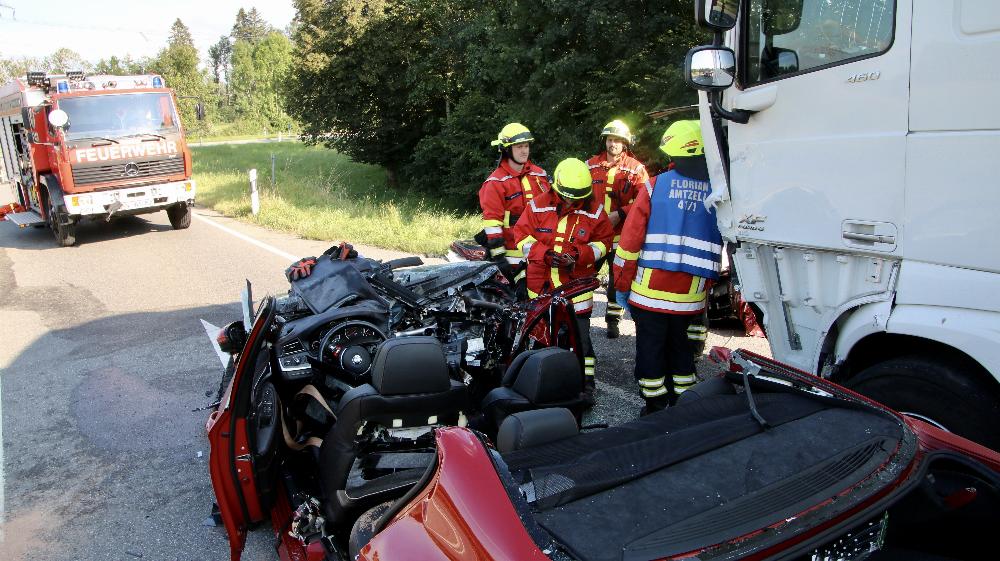 Wangen B32 Unfall tödlich