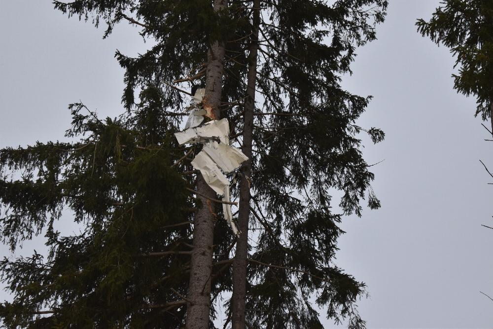 Absturz Flugzeug Wald 27092021