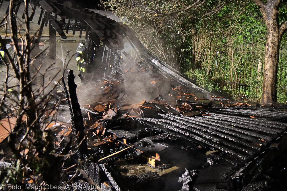 Brand Dürrlauingen Brand Bienenhaus 09.09.2021