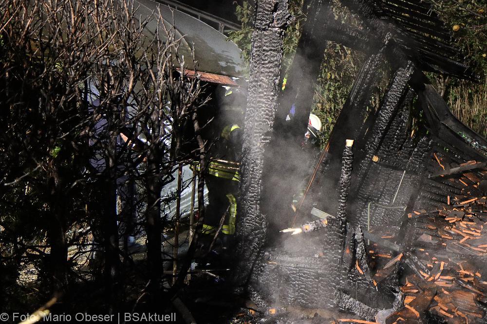 Brand Dürrlauingen Brand Bienenhaus 09.09.2021