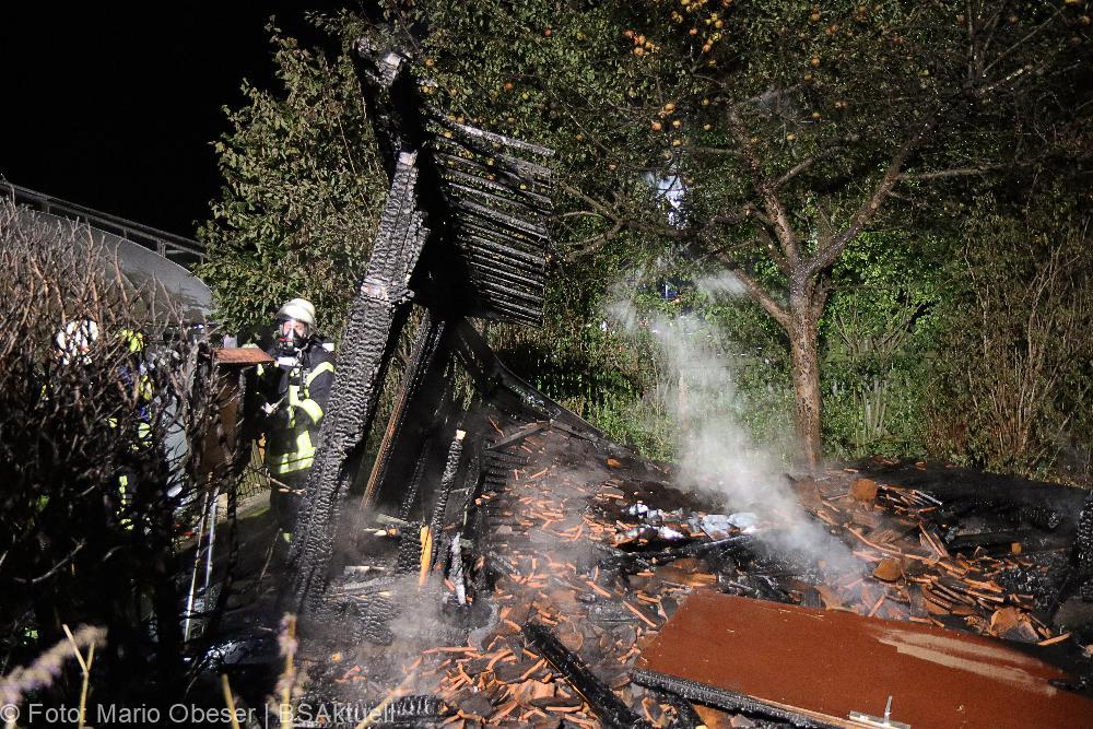 Brand Dürrlauingen Brand Bienenhaus 09.09.2021