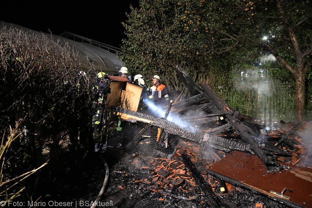 Brand Dürrlauingen Brand Bienenhaus 09.09.2021