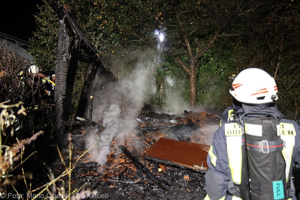 Brand Dürrlauingen Brand Bienenhaus 09.09.2021