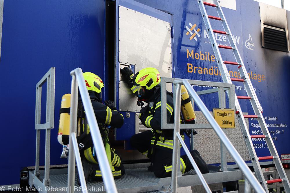 EnBW Übungsanlage und Übungstüre in Leipheim