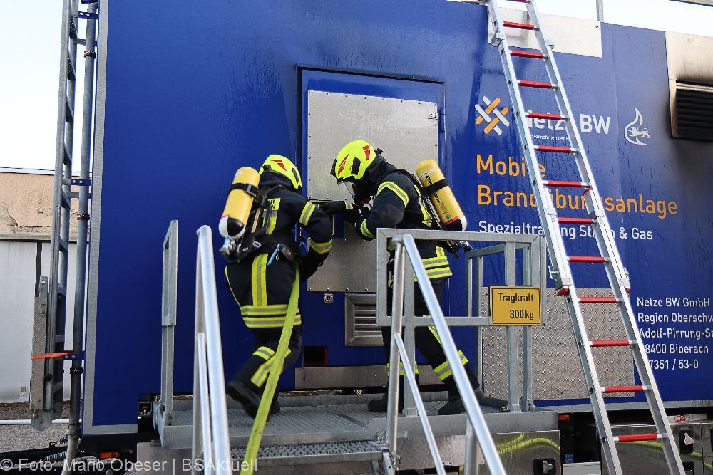 EnBW Übungsanlage und Übungstüre in Leipheim