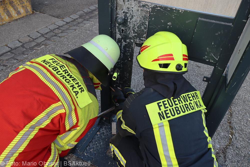 EnBW Übungsanlage und Übungstüre in Leipheim
