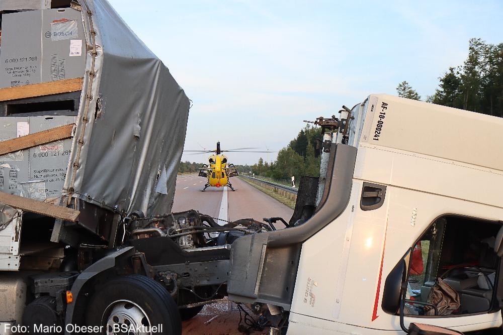 Unfall A8 Burgau Zusmarshausen 13092021