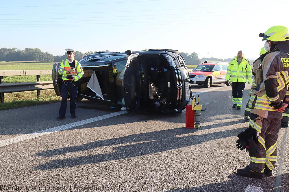 Unfall A8 Guenzburg-Leipheim 25092021