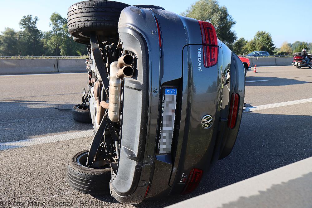 Unfall A8 Guenzburg-Leipheim 25092021