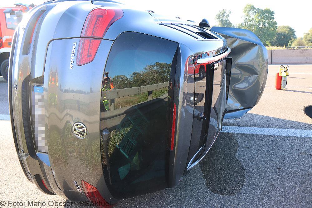 Unfall A8 Guenzburg-Leipheim 25092021