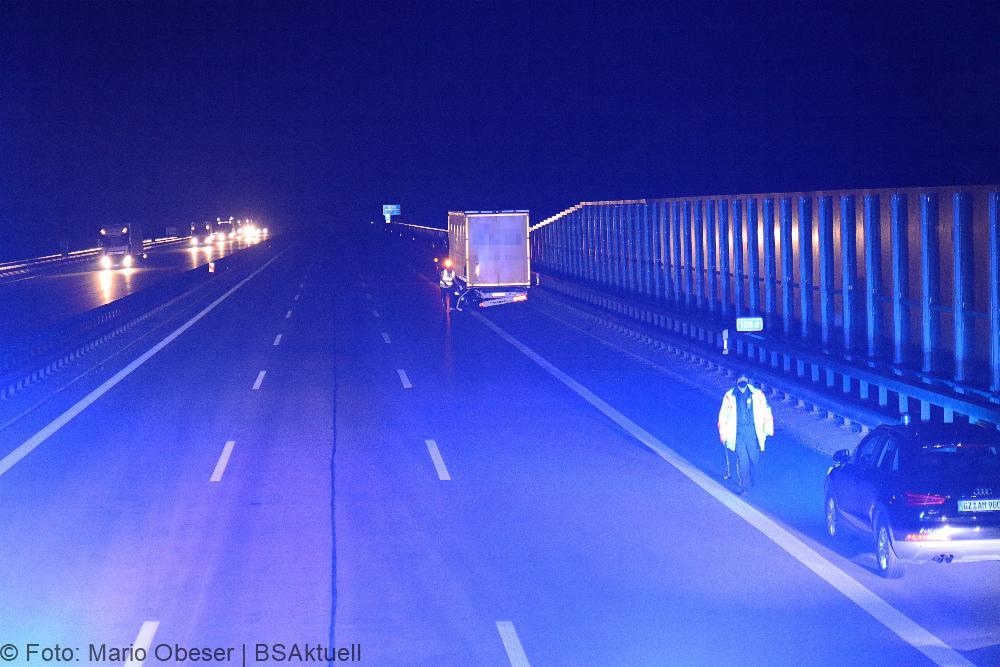 Unfall A8 Transporter Lkw Leipheim am 01.09.2021