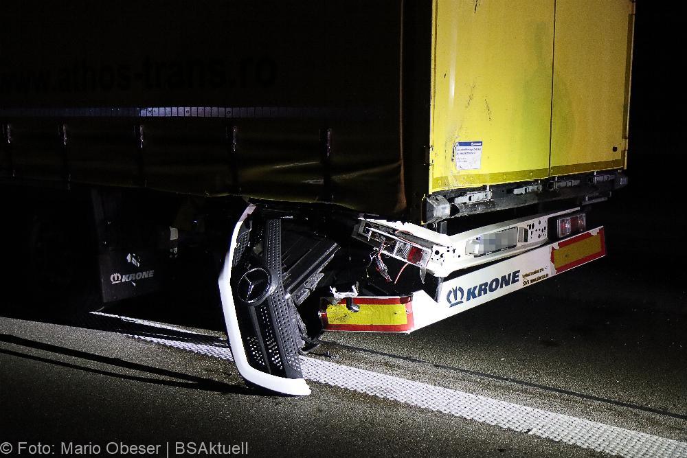Unfall A8 Transporter Lkw Leipheim am 01.09.2021