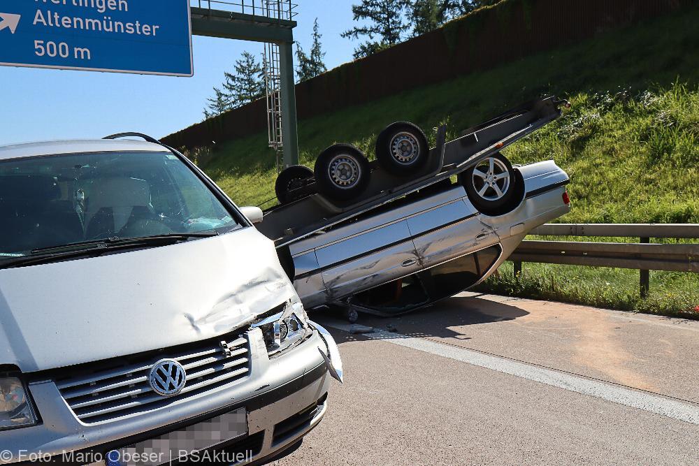 Unfall A8 bei Zusmarshausen am 05.09.2021